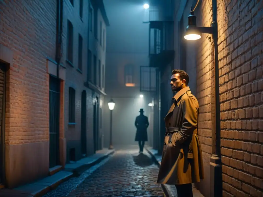 Detective Luther se enfrenta a la oscuridad de un callejón, donde acecha el bien y mal en detectives Luther