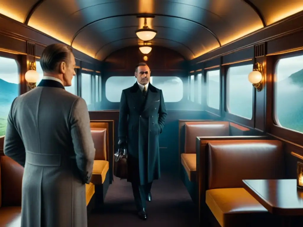 Escena de misterio en el Orient Express de 'Murder on the Orient Express'