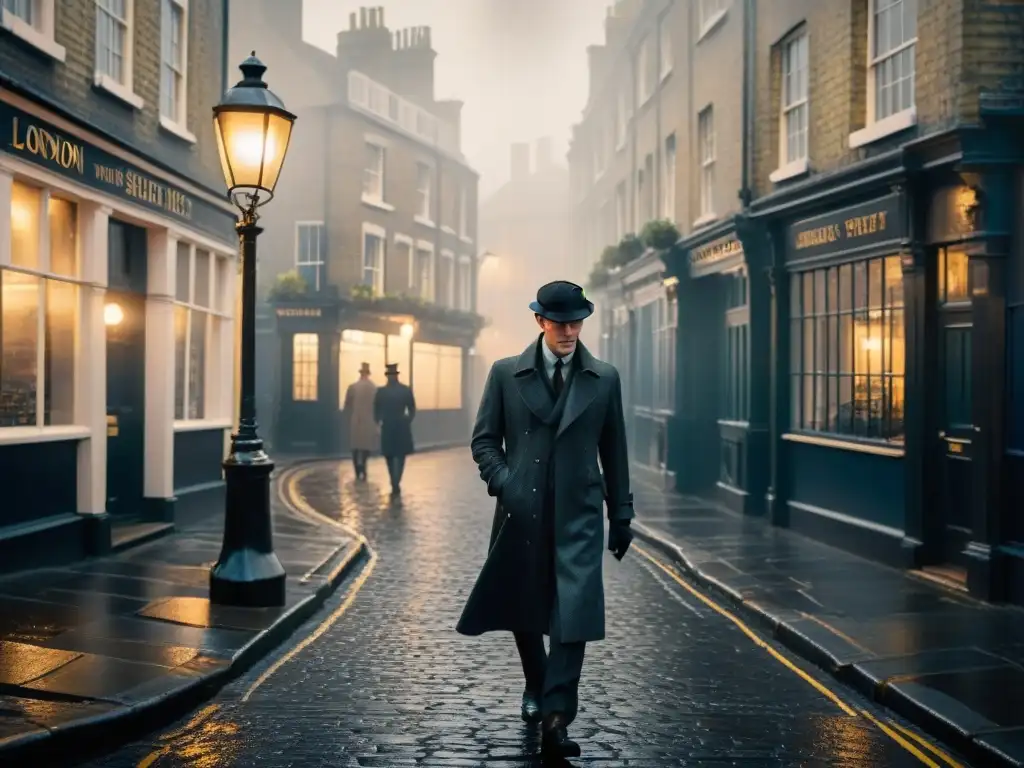 Un misterioso paseo por las calles de Londres, evocando el mundo de Sherlock Holmes