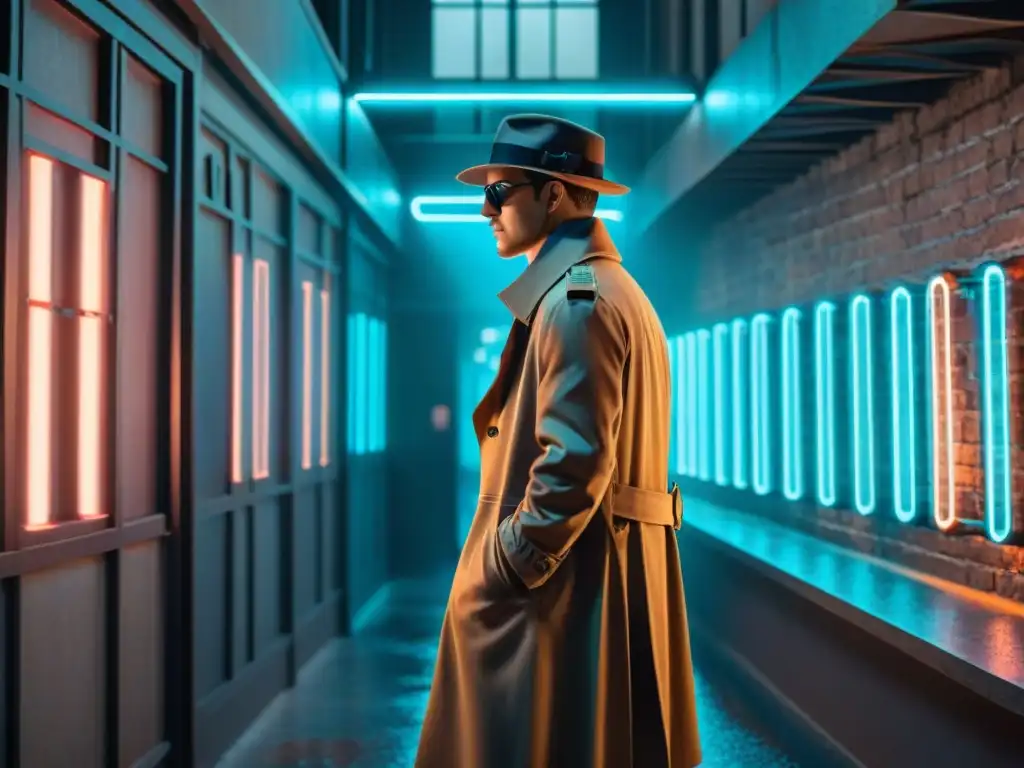 Detectives clásico y ciber en duelo digital Dos mundos, un contraste: detective clásico en blanco y negro vs